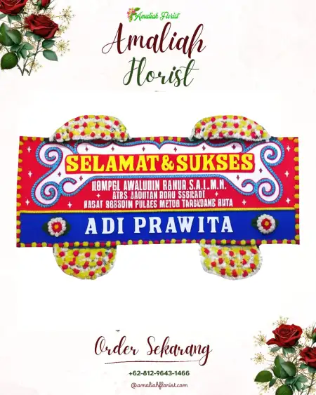Papan Bunga Ucapan Selamat Sidan